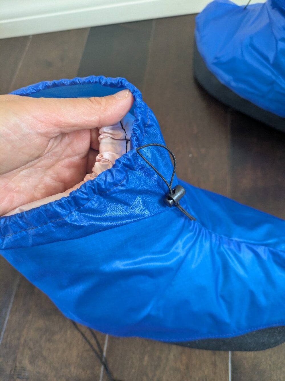GooseFeet Gear Waterproof Over-Booties Blue Size M Ultralight Camp Booties Like - Picture 6 of 10